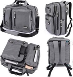 FreeBiz Laptop Bag Convertible Backpack Business Briefcase Messenger Bag