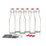 Swing Top Glass Bottles with Lids
