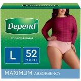 Depend FIT-FLEX Incontinence Underwear for Women