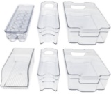 Freezer Bins Refrigerator Organizer