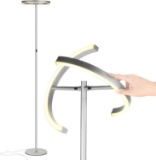 Brightech Halo Split - Modern LED Torchiere Floor Lamp