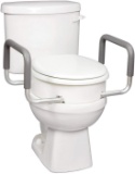 Raised Toilet Seat with Arms, $39.77 MSRP