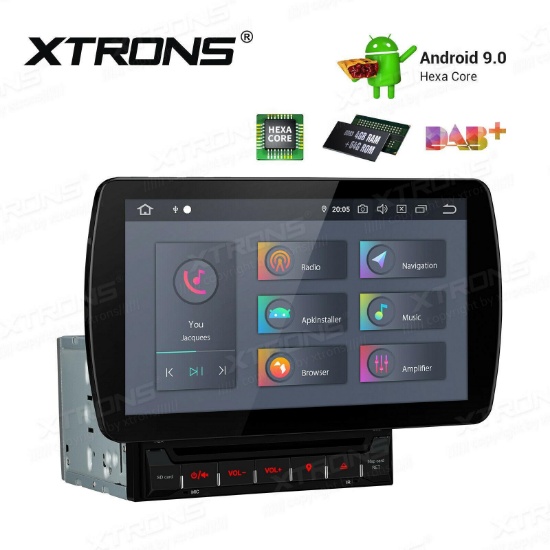 XTRONS 10.1" HEXA-Core 4GB+64GB Android 9.0 Car Stereo Radio DVD GPS Head Unit $315.99 MSRP