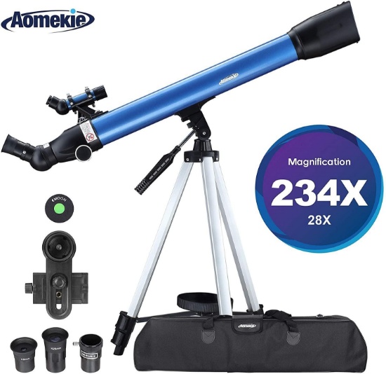 Aomekie Telescope for Adults Astronomy Beginners 700mm Focal Length 234X Magnification $125.99 MSRP