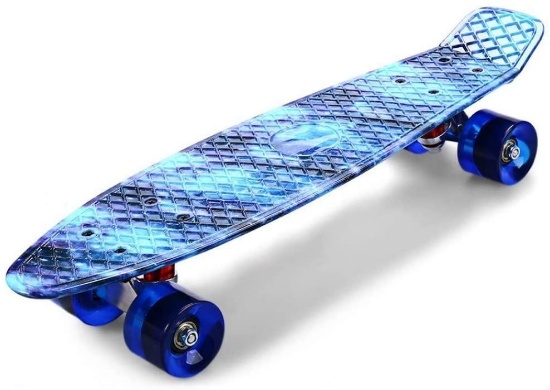 Skateboard 22 Inch Blue Starry Sky