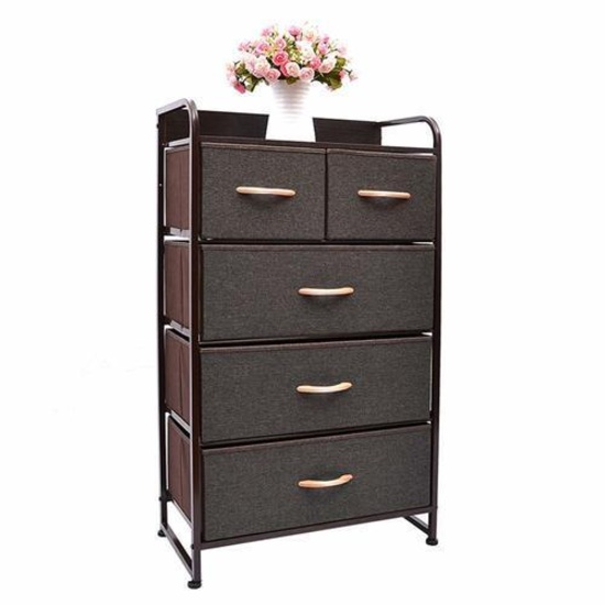 Waytrim Fabric 5 Drawers Storage Organizer Unit Easy Assembly, Vertical Dresser Storage $82.99 MSRP