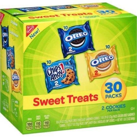 Variety Pack Cookies, Sweet Treats, 30 Count