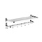 JOUBU Double Towel Rack for Bathroom,2-Tier Wall Mounted Towel Rack with Coat and Robe Hooks