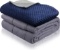 Weighted Blanket w/Minky Duvet Cover