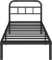 Ziyoo 14 inch Steel Slat Platform Bed Frame with Headboard,3000lbs Heavy Duty, Non-Slip Design