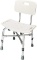 Heavy Duty Shower Bath Chair with Backrest (White)