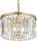 Cuaulans Modern Crystal Chandelier,Gold Finish Semi Flush Mount Ceiling Light Fixture $79.90 MSRP
