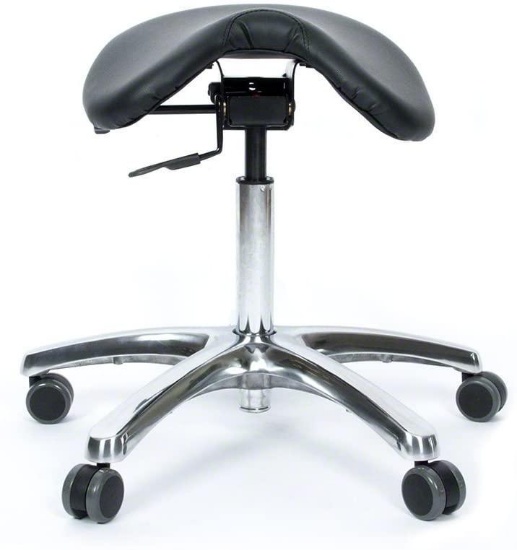 BetterPosture Saddle Chair ?Multifunctional Ergonomic Back Posture Stool with Tilting Seat