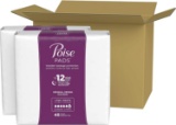 Poise Incontinence Pads, Original Design, Ultimate Absorbency, Long, 90 Count (2 Packs of 45)