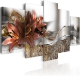 Konda Art - Floral Canvas Art Modern Paintings for Wall Decor 5 pcs (40