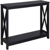Convenience Concepts Oxford Console Table, Black (20309) - $87.15 MSRP