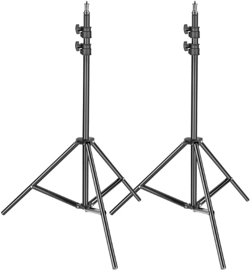 (1)Neewer 2-pack Photography Light Stand,(2) NEEWER 160 LED Video Lighting - 2 Pack