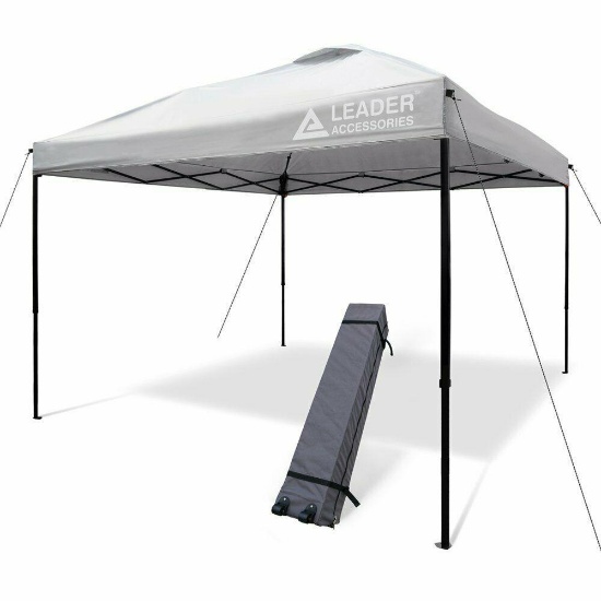Leader Accessories 10ft x10ft Instant Gazebo Canopy Straight Wall $129.99 MSRP