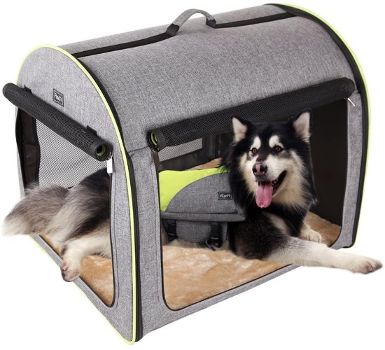 Petsfit Soft Portable Dog Crate/Cat Crate/Foldable Pet Kennel/Indoor Outdoor Pet Home