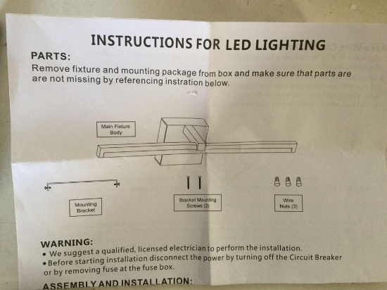 LED Vanity Lights