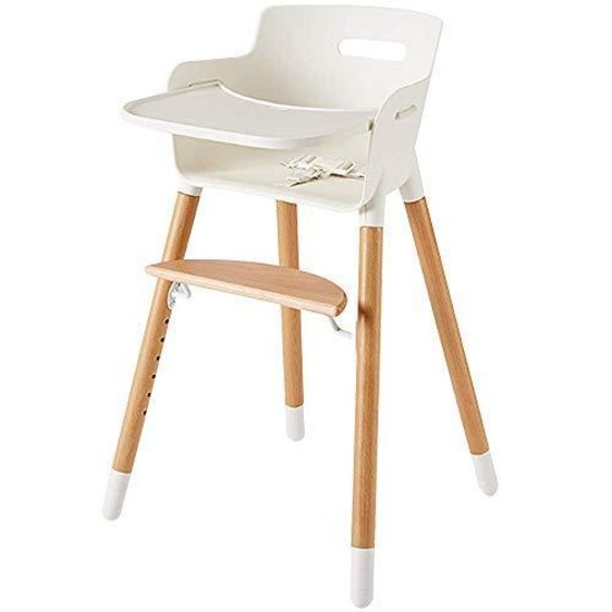 Wooden High Chair for Babies and Toddlers with Harnes Removable Tray and Adjustable Legs $119.99MSRP