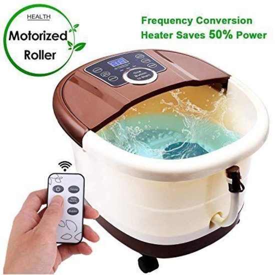 ACEVIVI Foot Spa Bath Motorized Massager with Heat, Frequency Conversion