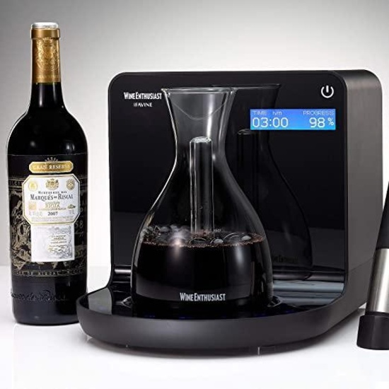 Wine Enthusiast iSommelier Smart Electric Wine Decanter - $449.00 MSRP