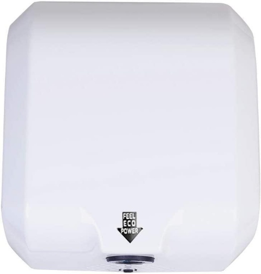Goetland Stainless Steel Commercial Hand Dryer 1800w Automatic High Speed Heavy Duty White