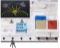 The Ultimate Rustic Wall Organizer! 4-in-1 Key Holder for Wall, Bulletin Board, Memo Chalk Board