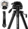 Camera Tripod 64 Inch Portable Aluminum Alloy Tripod for Camera with Carrying Bag - $29.98 MSRP