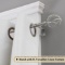 Window Treatment Twisted Cage Finials, 3/4-Inch Diameter Decorative Single Curtain Rod