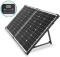 HQST 100W 12 Volt Off Grid Monocrystalline Portable Folding Solar Panel Suitcase w/Charge Controller