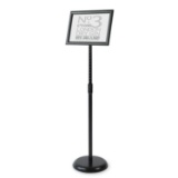 Klvied Heavy Duty Pedestal Poster Sign Stand, Adjustable Aluminum 8.5