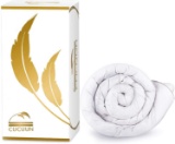 Cucuun Real Luxury Down Comforter Queen | 100% Egyptian Cotton 1200 Thread Count 750+FP $99.00 MSRP