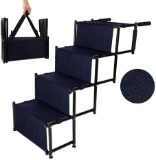 Niubya Pet Stairs 4 Steps, Blue