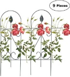 Mr.Garden Edging Fence Metal Decorative Garden Barrier Panels