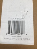 Ivilon Curtain Rod 28-40 Inches, Satin Nickel