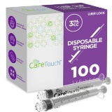 Luer Lock Syringe 3ml - 100ct No Needle