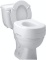 Carex Toilet Seat Riser - Adds 5 Inch of Height to Toilet-Raised Toilet Seat With 300lbs $17.52 MSRP