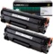 Linkyo Compatible Toner Cartridge Replacement for Canon 128 (Black, 2-Pack) $25.99 MSRP