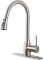 Ufaucet Modern Commercial Lead-free Solid Brass Single Lever Pause Botton Pull Out Sprayer$52.98MSRP