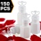 Byonebye 150 Pack Mini White Double Heart Bubble Bottle (pre-filled) - $29.95 MSRP