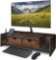 Crestlive Products Luxury Bamboo Computer Monitor Stand Riser with Adjustable Storage - $59.99 MSRP