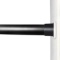 JimmLoo Tension Curtain Rod Tension Rods (Black, 83-122 inch)