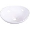 KINGO HOME Above Counter White Porcelain Ceramic Bathroom Vessel Sink