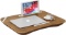 Home Bi Portable Lap Desk Laptop Table Tray Bed Table with Handle, Phone Holder $32.99 MSRP
