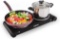 Cusimax Double Hot Plate for Cooking Electric, Portable Burner, Electric Stove, Cast Iron Electric