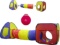 Kiddey 3pc Kids Play Tent Crawl Tunnel and Ball Pit Set