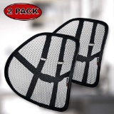 Lumbar Support with Double-Layer Mesh,Mesh Back Support Cushion for Car Seat Office Chair$24.99 MSRP