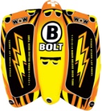 WOW World of Watersports 1-4 Person Bolt Towable, Orange, Heavy Duty, 680 Lbs Weight $199.99 MSRP